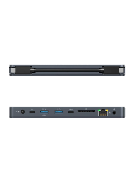 Hyper | HyperDrive Universal Silicon Motion USB-C 10-in1 Dual HDMI Docking Station | Ethernet LAN