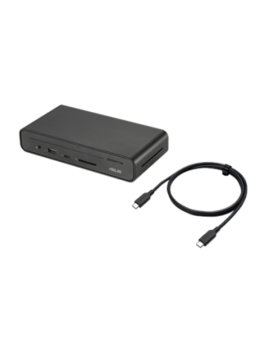 Asus Triple Display USB-C Dock Duo DC301 Duo | 90XB0A5N-BDS010 | Ethernet LAN (RJ-45) ports 1 | DisplayPorts quantity 2 | HDMI 
