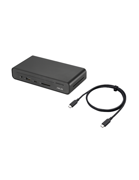 Asus Triple Display USB-C Dock Duo DC301 Duo | 90XB0A5N-BDS010 | Ethernet LAN (RJ-45) ports 1 | DisplayPorts quantity 2 | HDMI 
