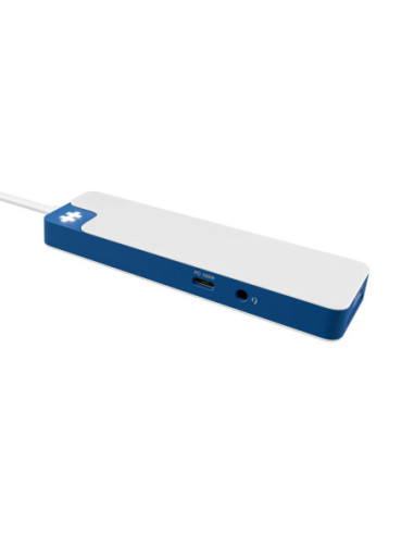 Hyper HyperDrive Flex 8 Port USB-C Hub, White/Blue | HD4102BUGL | HDMI ports quantity 1