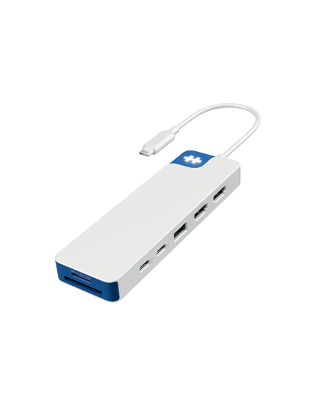 Hyper HyperDrive Flex 9 Port Dual 4K HDMI Dock, White/Blue | HD4103BUGL | HDMI ports quantity 2