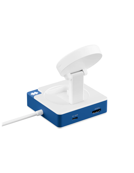 Hyper HyperDrive Flex MagCharge USB-C Hub, White/Blue | HD8100BUGL | HDMI ports quantity 1