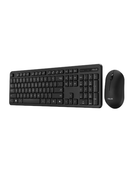 Asus CW100 | Keyboard and Mouse Set | Wireless | Russian | Black | RF 2.4GHz