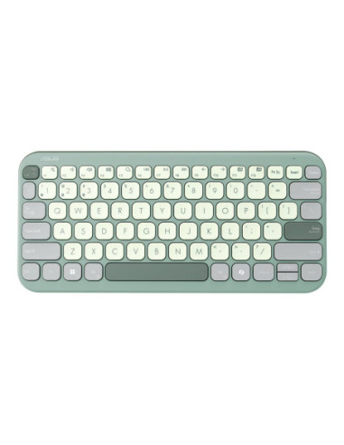 Asus Marshmallow KW100 | Keyboard | Wireless | US International | Green Tea Latte | Bluetooth
