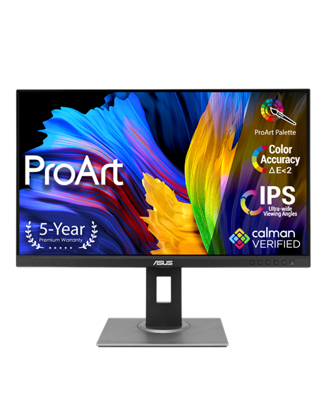 Asus | ProArt Display | PA278QV | 27 " | IPS | WQHD | 16:9 | 75 Hz | 5 ms | 2560 x 1440 | 350 cd/m | HDMI ports quantity 1 | Bl
