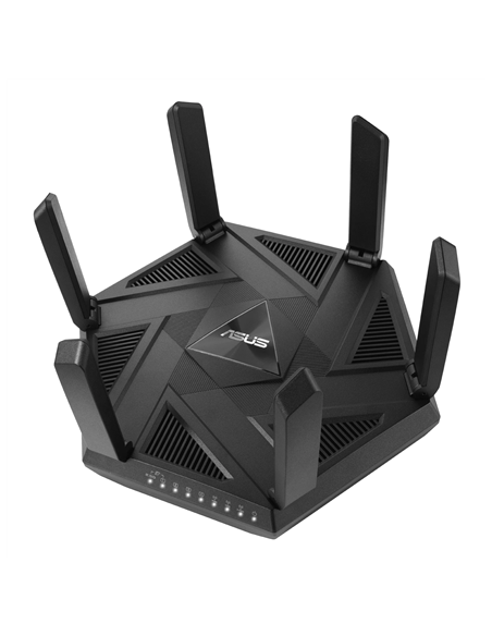 Wifi 6 802.11ax Tri-band Gigabit Gaming Router | RT-AXE7800 | 802.11ax | 574+4804+2402 Mbit/s | 10/100/1000 Mbit/s | Ethernet L
