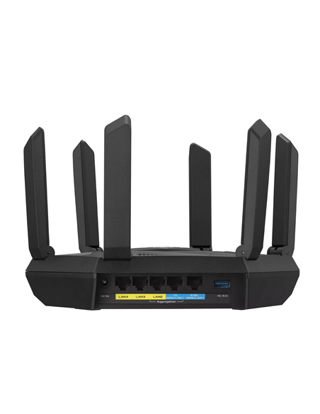 Wifi 6 802.11ax Tri-band Gigabit Gaming Router | RT-AXE7800 | 802.11ax | 574+4804+2402 Mbit/s | 10/100/1000 Mbit/s | Ethernet L