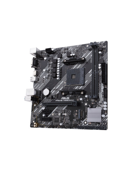Asus | PRIME A520M-K | Processor family AMD | Processor socket AM4 | DDR4 | Memory slots 2 | Supported hard disk drive interfac