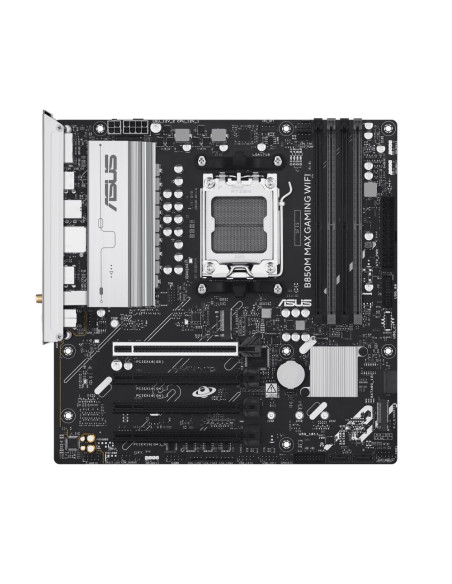 Mainboard, ASUS, AMD B850, SAM5, Micro-ATX, Memory DDR5, Memory slots 4, 3xPCI-Express 4.0 16x, 1xPCI-Express 5.0 16x, 3xM.2, 1