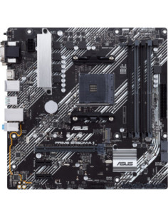 Asus | PRIME B450M-A II | Processor family AMD | Processor socket AM4 | DDR4 | Memory slots 4 | Number of SATA connectors 6 x S