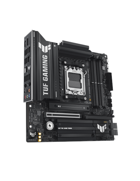 Asus TUF GAMING B850M-PLUS WIFI | Processor family AMD | Processor socket AM5 | DDR5 | Supported hard disk drive interfaces M.2