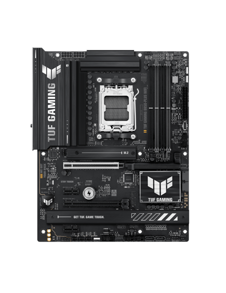 Asus TUF GAMING B850-PLUS WIFI | Processor family AMD | Processor socket AM5 | DDR5 DIMM | Number of SATA connectors 4