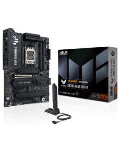 Asus TUF GAMING X870E-PLUS WIFI7 | Processor family AMD | Processor socket AM5 | DDR5 | Supported hard disk drive interfaces SA