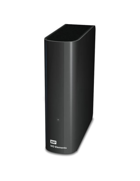 External HDD, WESTERN DIGITAL, Elements Desktop, 10TB, USB 3.0, Drives 1, Black, WDBWLG0100HBK-EESN