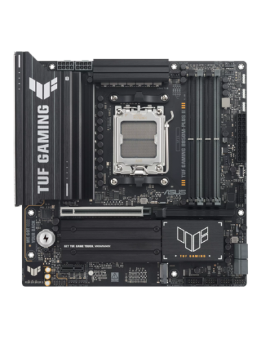 Asus TUF GAMING B850M-PLUS II | Processor family AMD | Processor socket AM5 | DDR5 | Supported hard disk drive interfaces SATA,