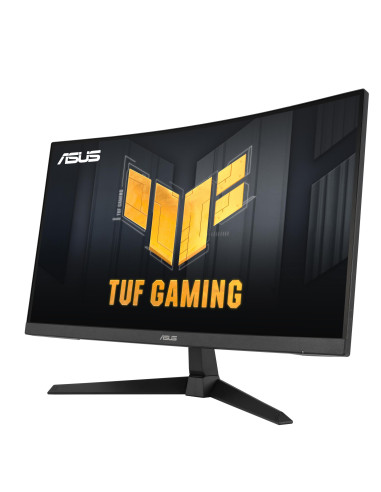 LCD Monitor, ASUS, TUF Gaming VG27VQM1B, 27", Gaming/Curved, Panel VA, 1920x1080, 16:9, 280Hz, 1 ms, Speakers, Height adjustabl