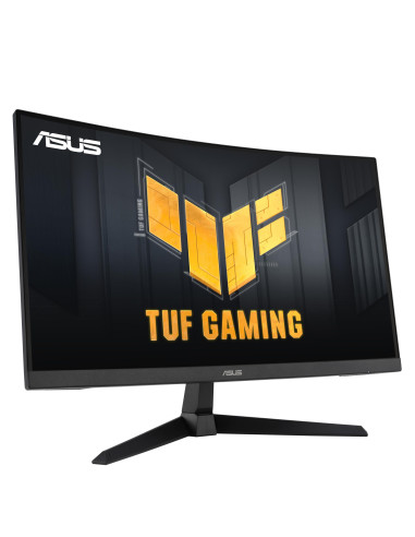 LCD Monitor, ASUS, TUF Gaming VG27VQM1B, 27", Gaming/Curved, Panel VA, 1920x1080, 16:9, 280Hz, 1 ms, Speakers, Height adjustabl