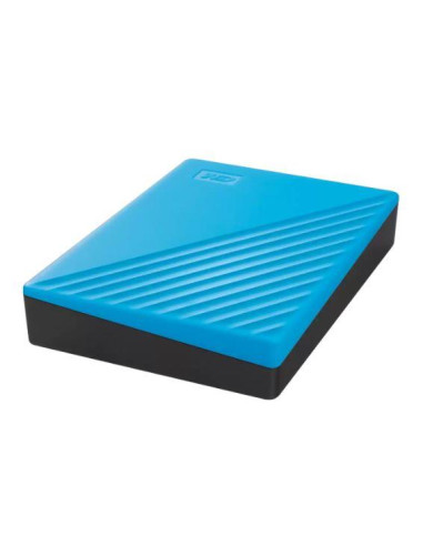 External HDD, WESTERN DIGITAL, My Passport, 6TB, USB 2.0, USB 3.2, Colour Sky Blue, WDBR9S0060BBL-WESN