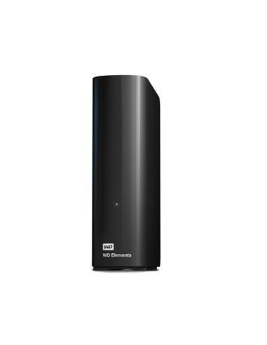 External HDD, WESTERN DIGITAL, Elements Desktop, 8TB, USB 3.0, Drives 1, Black, WDBWLG0080HBK-EESN