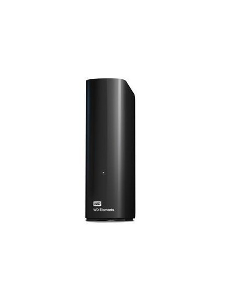 External HDD, WESTERN DIGITAL, Elements Desktop, 8TB, USB 3.0, Drives 1, Black, WDBWLG0080HBK-EESN