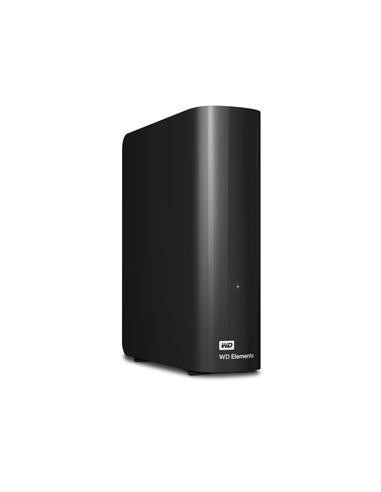 External HDD, WESTERN DIGITAL, Elements Desktop, 8TB, USB 3.0, Drives 1, Black, WDBWLG0080HBK-EESN