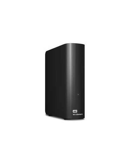 External HDD, WESTERN DIGITAL, Elements Desktop, 8TB, USB 3.0, Drives 1, Black, WDBWLG0080HBK-EESN