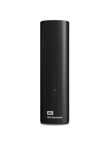 External HDD, WESTERN DIGITAL, Elements Desktop, 8TB, USB 3.0, Drives 1, Black, WDBWLG0080HBK-EESN