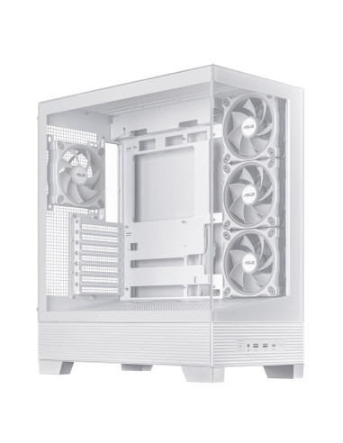Case, ASUS, ASUS A31 PLUS Case, MidiTower, Case product features Transparent panel, ATX, BTX, MicroATX, MiniITX, Colour White, 