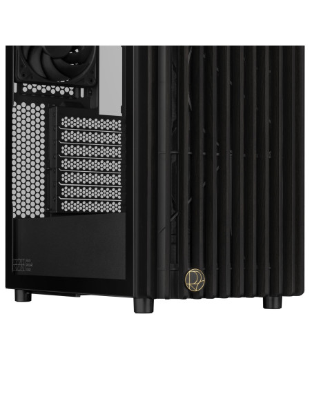 Case, ASUS, ProArt PA401 Wood Edition - Tempered Glass Panel, MidiTower, Case product features Transparent panel, Not included,