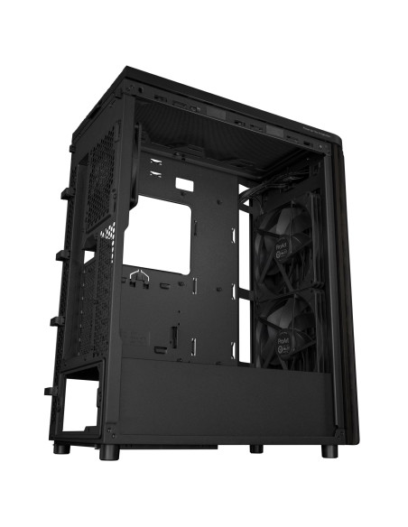 Case, ASUS, ProArt PA401 Wood Edition - Tempered Glass Panel, MidiTower, Case product features Transparent panel, Not included,