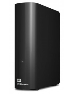 External HDD, WESTERN DIGITAL, Elements Desktop, 14TB, USB 3.0, Drives 1, Black, WDBWLG0140HBK-EESN