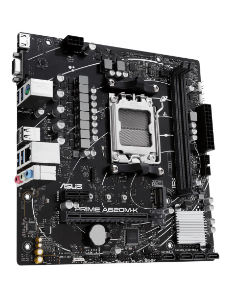 Mainboard, ASUS, AMD A620, Micro-ATX, Memory DDR5, Memory slots 2, 1xPCI-Express 3.0 1x, 1xPCI-Express 4.0 16x, 1xM.2, 1x15pin 