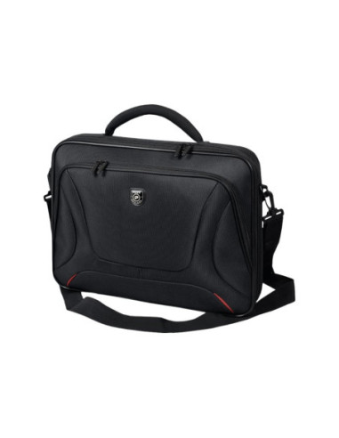 PORT DESIGNS | Courchevel | Fits up to size 17.3 " | Messenger - Briefcase | Shoulder strap | Black