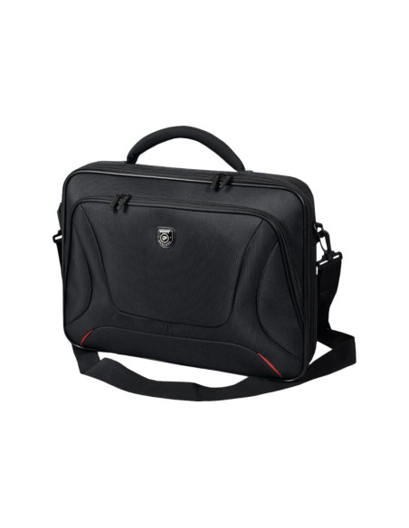 PORT DESIGNS | Courchevel | Fits up to size 17.3 " | Messenger - Briefcase | Shoulder strap | Black