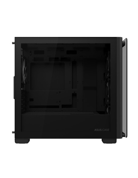 Case, ASUS, A23 PLUS, MidiTower, Case product features Transparent panel, MicroATX, MiniITX, Colour Black, A23PLUSTG/ARGBBLACK