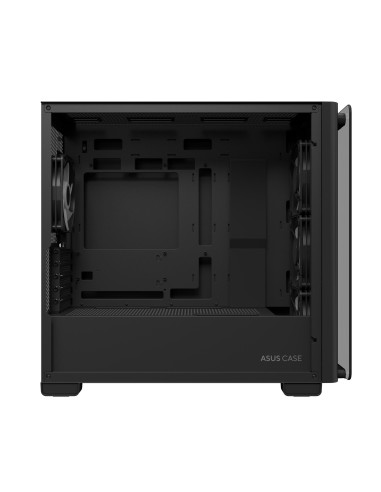 Case, ASUS, A23 PLUS, MidiTower, Case product features Transparent panel, MicroATX, MiniITX, Colour Black, A23PLUSTG/ARGBBLACK