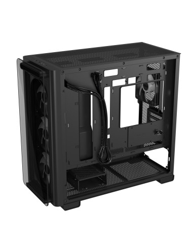 Case, ASUS, A23 PLUS, MidiTower, Case product features Transparent panel, MicroATX, MiniITX, Colour Black, A23PLUSTG/ARGBBLACK