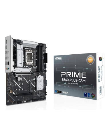 Mainboard, ASUS, Intel B860 Express, LGA1851, ATX, Memory DDR5, Memory slots 4, PRIMEB860-PLUS-CSM