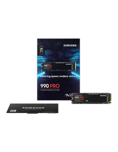 Samsung | 990 PRO | 1000 GB | SSD form factor M.2 2280 | Solid-state drive interface PCIe Gen4x4 | Read speed 7450 MB/s | Write