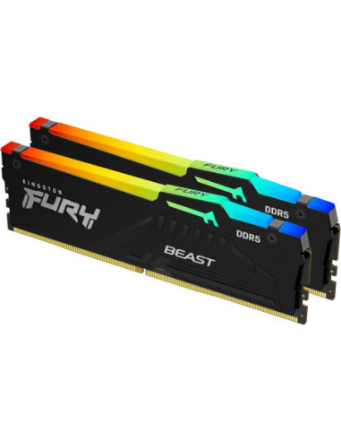 Kingston Fury Beast | 32 Kit (16GBx2) GB | DDR5 | 6000 MHz | PC/server | Registered No | ECC No