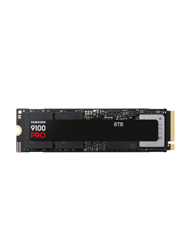 Samsung SSD | 9100 PRO | 8000 GB | Solid-state drive interface PCIe 5.0 x4, NVMe 2.0 | Read speed 14800 MB/s | Write speed 1340