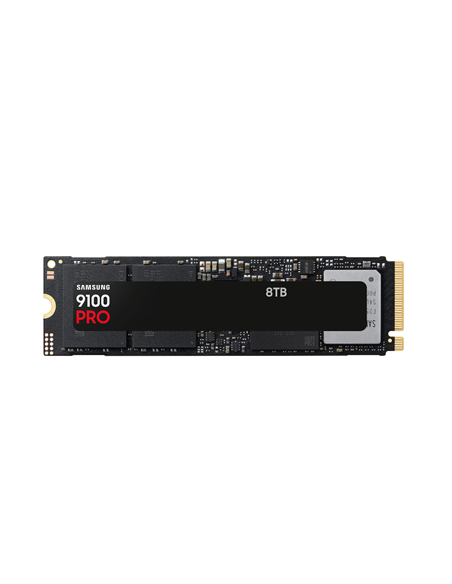 Samsung SSD | 9100 PRO | 8000 GB | Solid-state drive interface PCIe 5.0 x4, NVMe 2.0 | Read speed 14800 MB/s | Write speed 1340