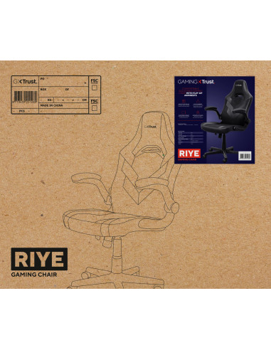GAMING CHAIR GXT 703 RIYE/BLACK 25128 TRUST