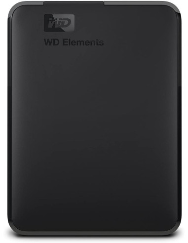 External HDD, WESTERN DIGITAL, Elements Portable, WDBHJS0060BBK-WESN, 6TB, USB 3.0, Colour Black, WDBHJS0060BBK-WESN