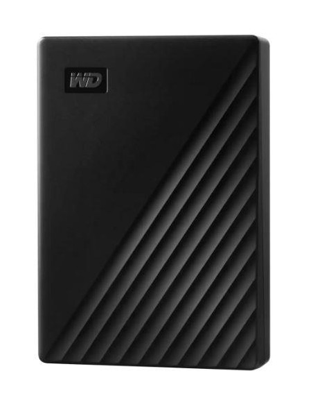 External HDD, WESTERN DIGITAL, My Passport, 6TB, USB 2.0, USB 3.2, Colour Black, WDBR9S0060BBK-WESN
