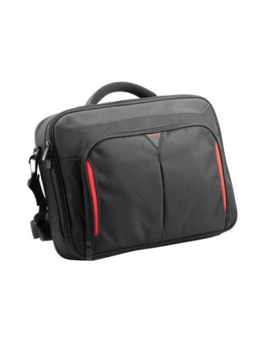 Targus | Classic+ | Fits up to size 15.6 " | Messenger - Briefcase | Black/Red | Shoulder strap
