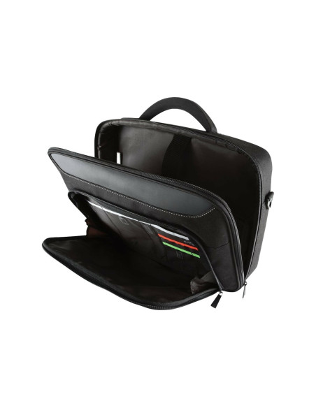 Targus | Classic+ | Fits up to size 15.6 " | Messenger - Briefcase | Black/Red | Shoulder strap