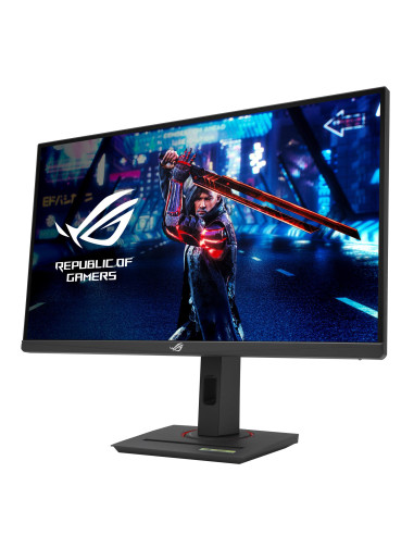 LCD Monitor, ASUS, 27", Gaming, Panel IPS, 2560x1440, 16:9, 180Hz, Matte, 1 ms, Swivel, Pivot, Height adjustable, Tilt, 90LM09Q