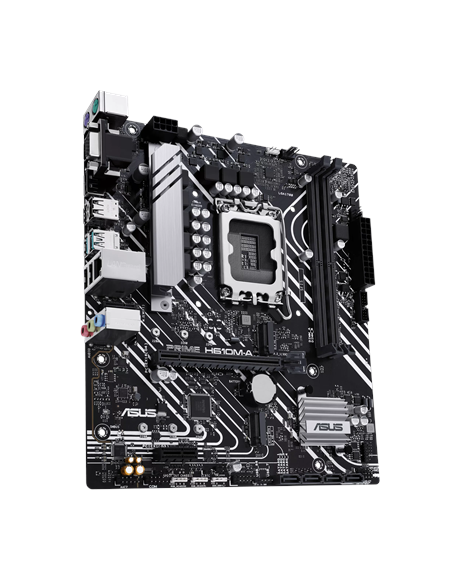 Asus PRIME H610M-A R2.0 | Processor family Intel | Processor socket LGA1700 | Supported hard disk drive interfaces M.2, SATA | 