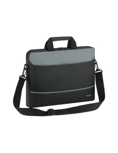 Targus | Intellect | Fits up to size 15.6 " | Messenger - Briefcase | Shoulder strap | Black/Grey